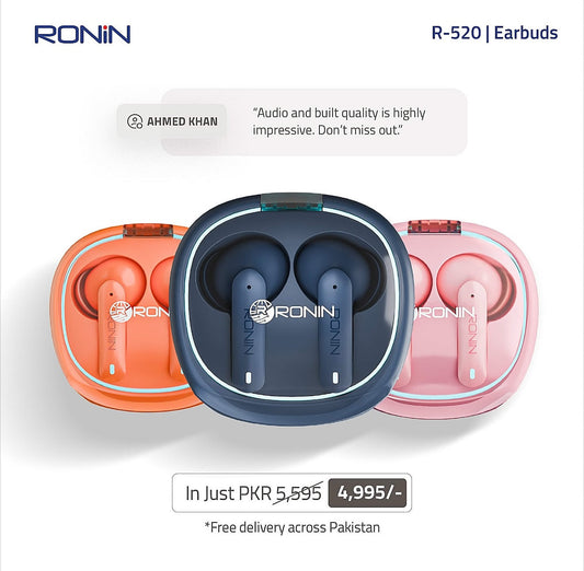 Ronin R-520 Earbuds – Elevate Your Sound, Elevate Your Life!
